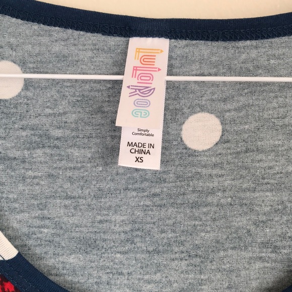 LulaRoe classic Tee like new - Picture 3 of 3
